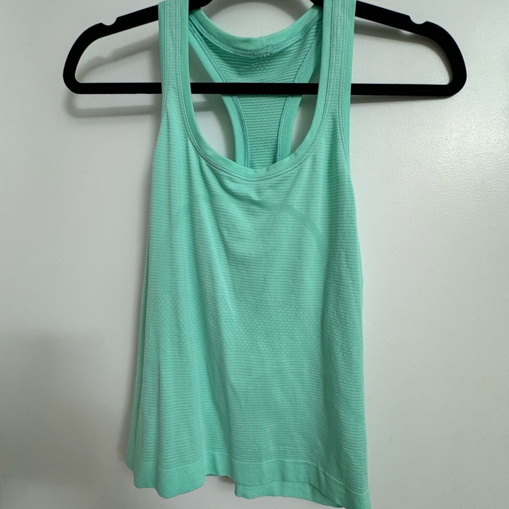 Lululemon Athletica Green Backless Tank Top